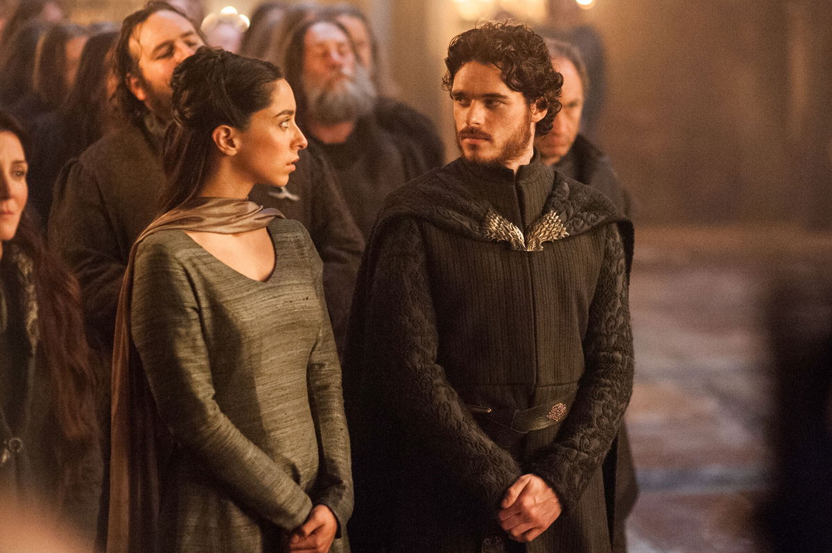 <i>HELENSLOAN/HBO</i><br/>The pivotal and traumatic Red Wedding scene in 