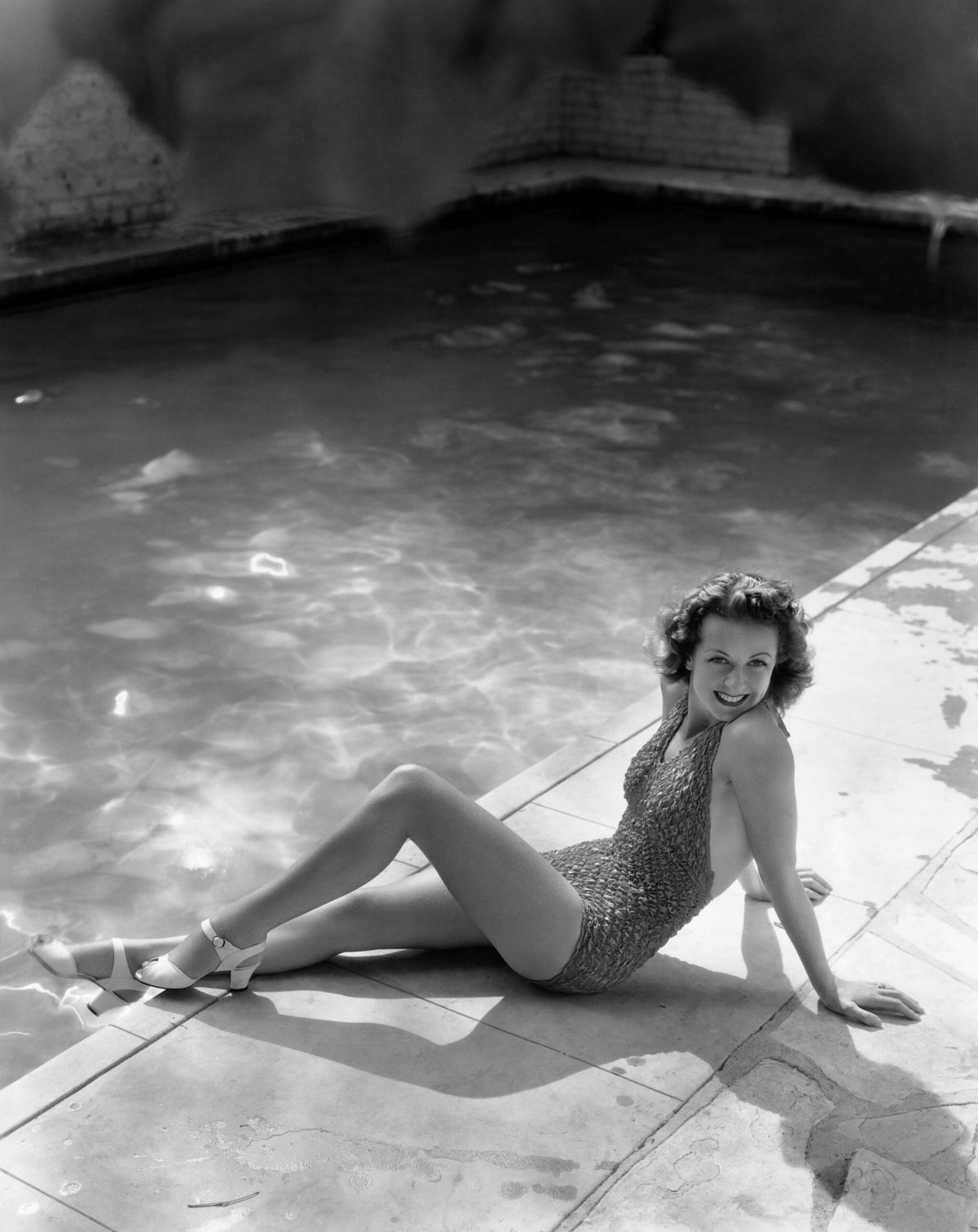 <i>John Springer Collection/Corbis Historical/Getty Images</i><br/>The pool is said to have once belonged to French actress Danielle Darrieux