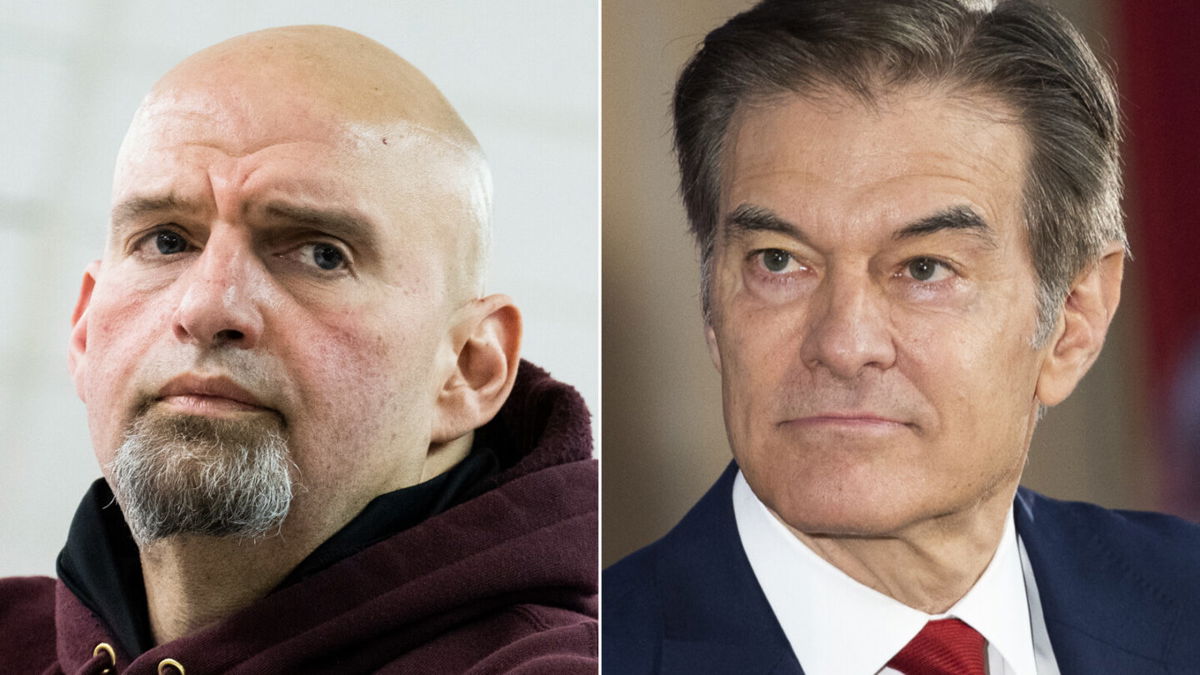 <i>Getty</i><br/>Mehmet Oz ratchets up questions about John Fetterman's health as Pennsylvania Senate race gets acrimonious.