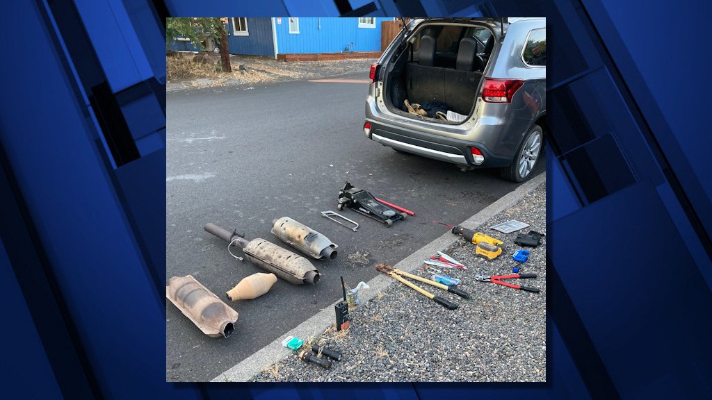 Bend police recovered stolen catalytic converters, seized tools in arrest of Calif. man