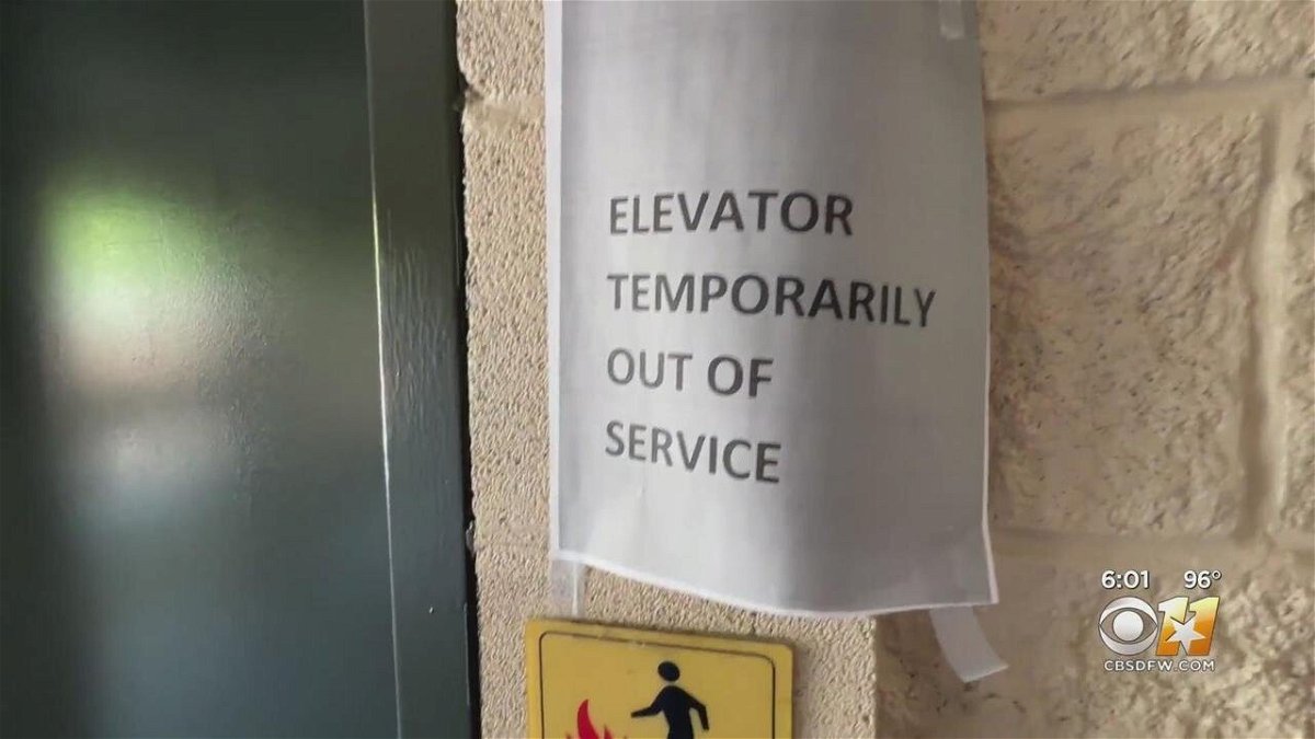 <i>KTVT</i><br/>Tenants say mobility impaired seniors on the upper floors of building five are now trapped in their apartments.