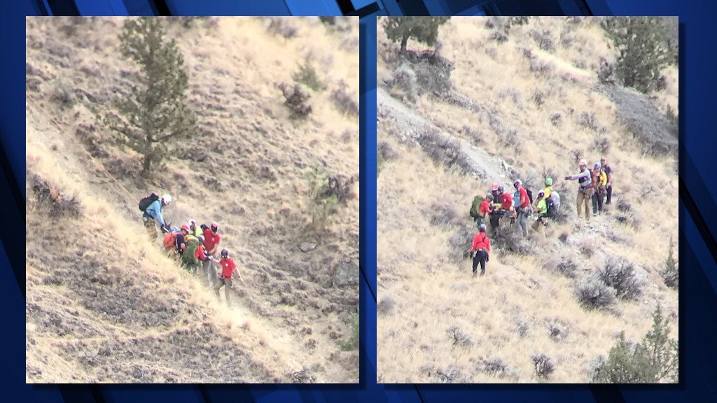 Smith Rock hiker injured in fall; mountain rescue teams in training step in to assist DCSO SAR
