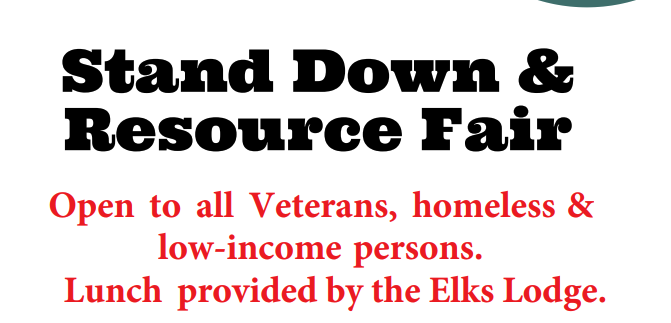 <div>C.O. veterans, others in need offered help today at  ‘Stand Down & Resource Fair’ at Bend Elks Lodge</div>