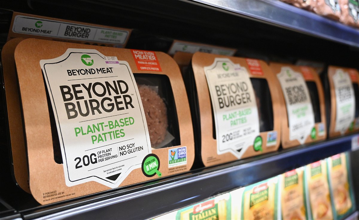 <i>Angela Weiss/AFP/Getty Images</i><br/>Shares of Beyond Meat were around $16 on September 28. That's down more than 75% this year