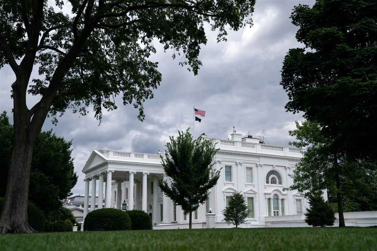 <i>Alex Edelman/AFP/Getty Images</i><br/>President Joe Biden has elevated three veteran White House officials to the most senior level of his West Wing staff. The White House is seen here in July of 2021.