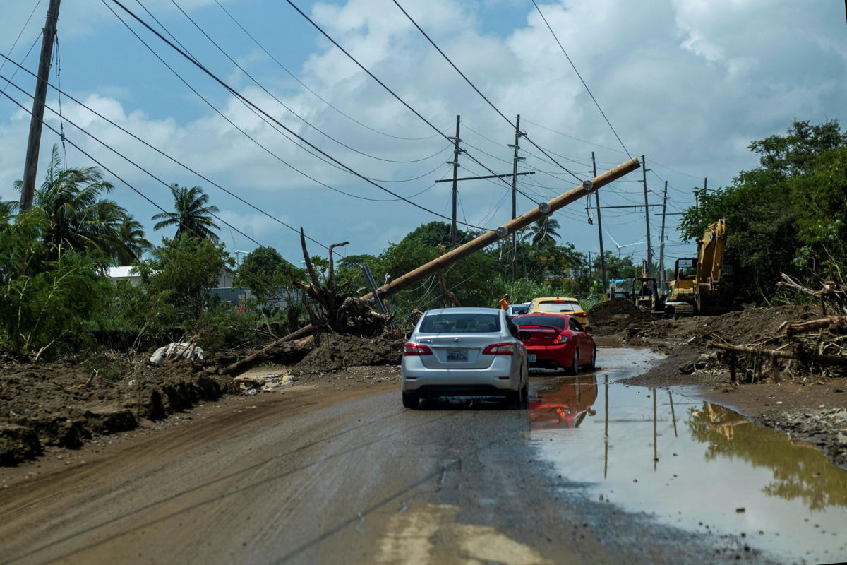 <i>Ricardo Arduengo/Reuters</i><br/>More than a million people in Puerto Rico and the Dominican Republic are waking up without power or running water again on September 22 as crews work to repair critical utilities disabled by Hurricane Fiona.