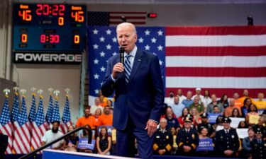 President Joe Biden's 'direct' prime-time address on democracy comes as he grows more concerned about Trump's influence. Biden is seen here speaking in Wilkes-Barre