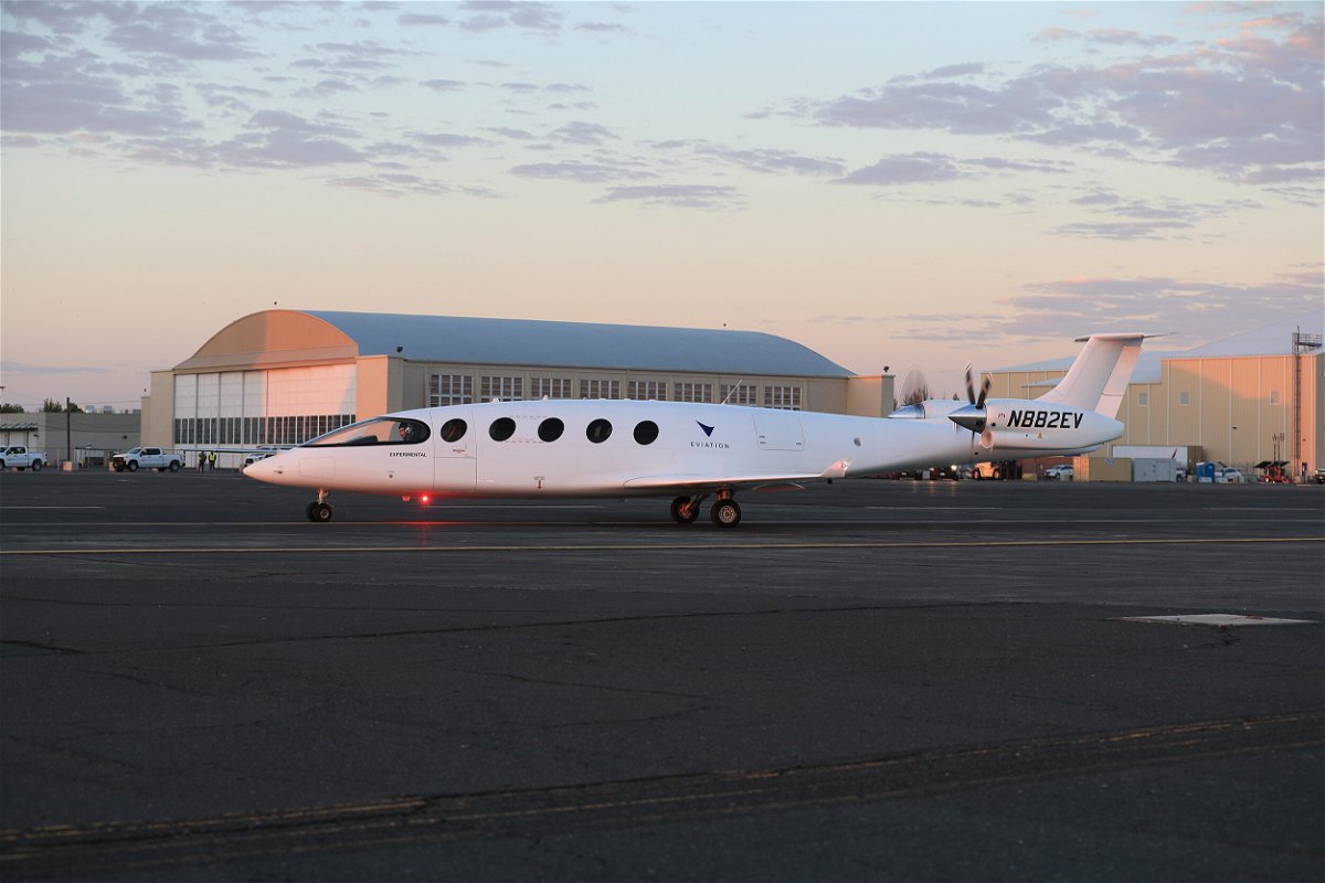 <i>Courtesy Eviation Aircraft</i><br/>Israeli company Eviation Aircraft successfully launched the world's first all-electric passenger aircraft on September 27. Alice