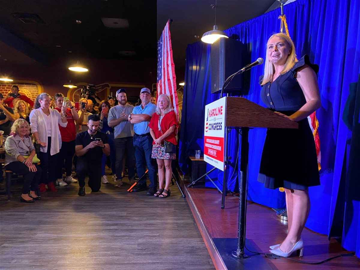 <i>Max Sullivan/Seacoastonline/USA Today Network</i><br/>5 things to know for September 14 includes Karoline Leavitt proclaiming victory in the New Hampshire Republican primary in U.S. House District 1 at The Community Oven restaurant in Hampton on September 13.