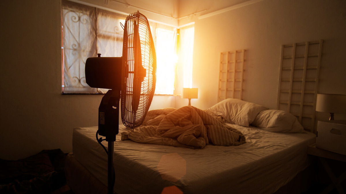 <i>brazzo/iStockphoto/Getty Images</i><br/>Electric fans use about 50% less electricity than AC