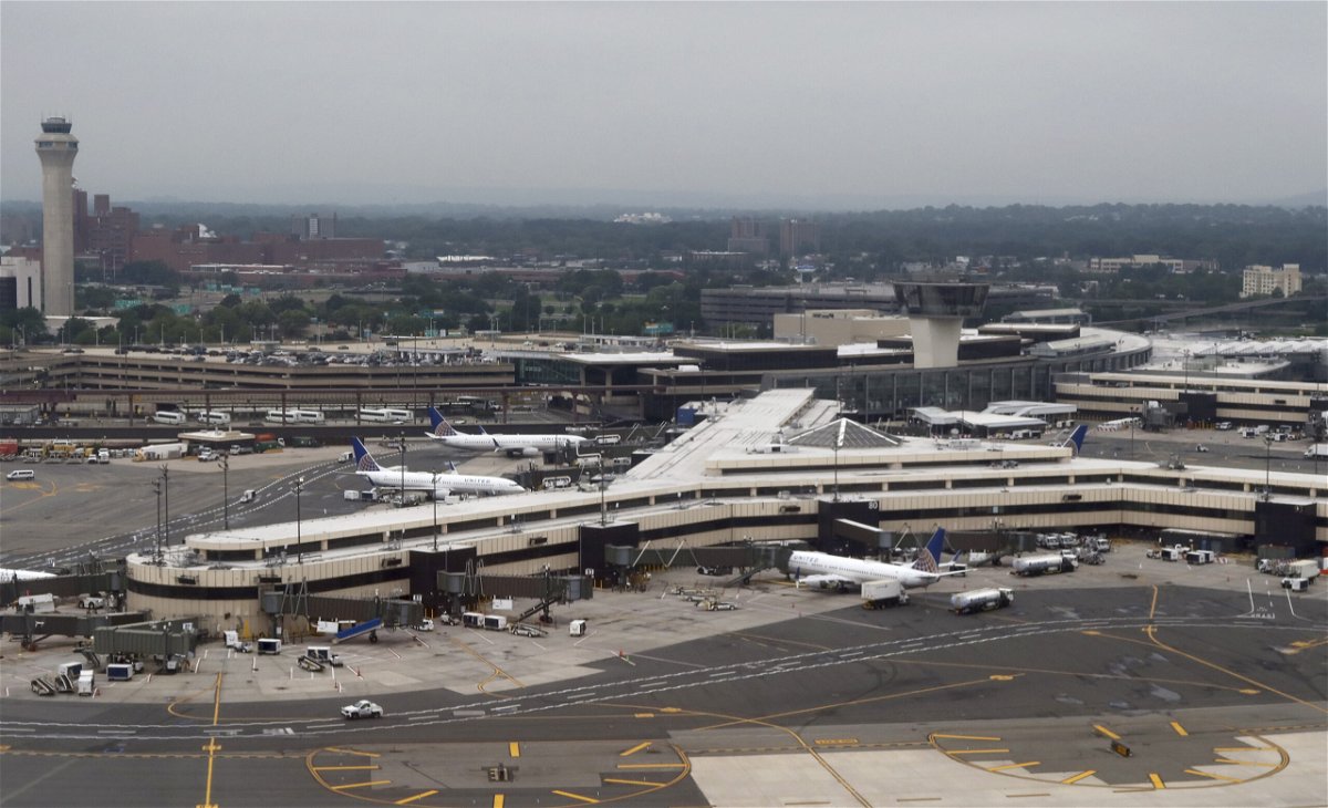 <i>Gary Hershorn/Corbis News/Getty Images</i><br/>A United Airlines flight made an emergency landing at New Jersey's Newark airport after circling over the Atlantic.