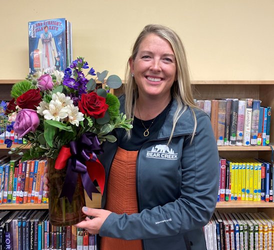 Bear Creek Principal Lisa Birk Educator of the Year