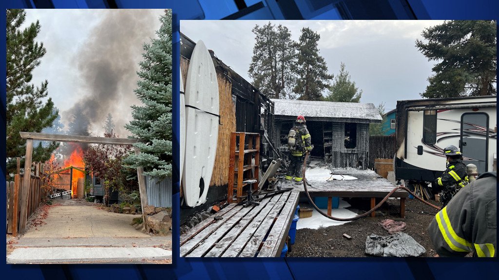 5K shed, RV fire at century-old NW Bend home traced to hot welding device left on wooden deck