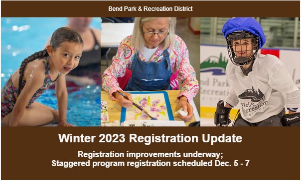Bend Park and Rec expands winter program registration times, makes other changes to avoid problems