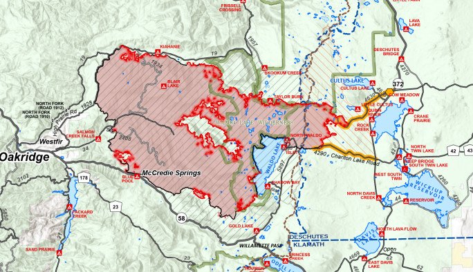 Cedar Creek Fire holds at 127,000 acres, now 68% contained as 3-month mark approaches