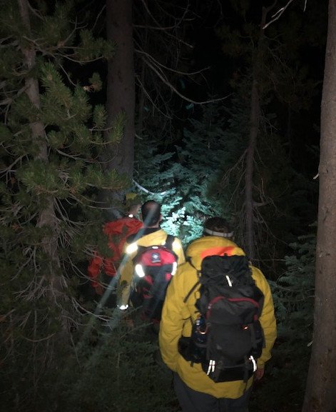 Deschutes County Sheriff's Search and Rescue volunteers helped rescue South Sister climber who became lost on descent Friday