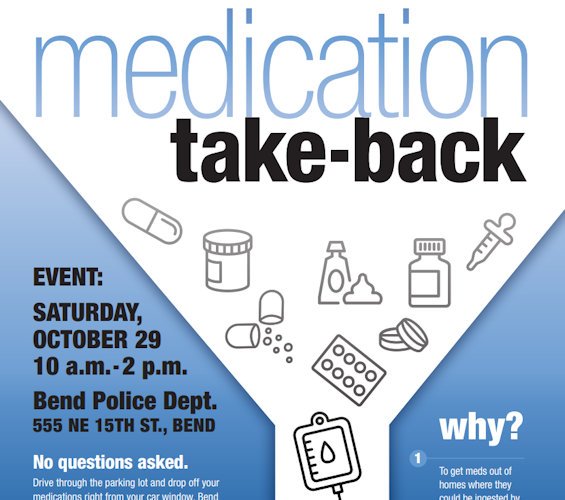 St. Charles hosting medication take-back event today at Bend Police HQ