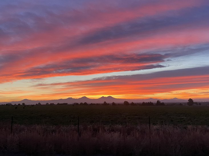 Monday’s colorful 10/10 sunset was a 10, and here’s some fine viewer photos to prove it