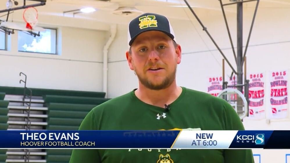 <i>KCCI</i><br/>Theo Evans is Hoover High School football coach.