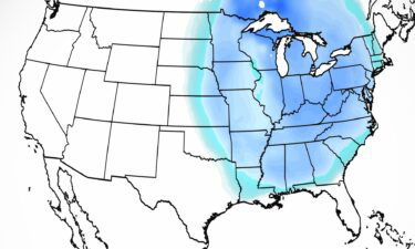 Cold air aloft will dip far south and east across the US this week
