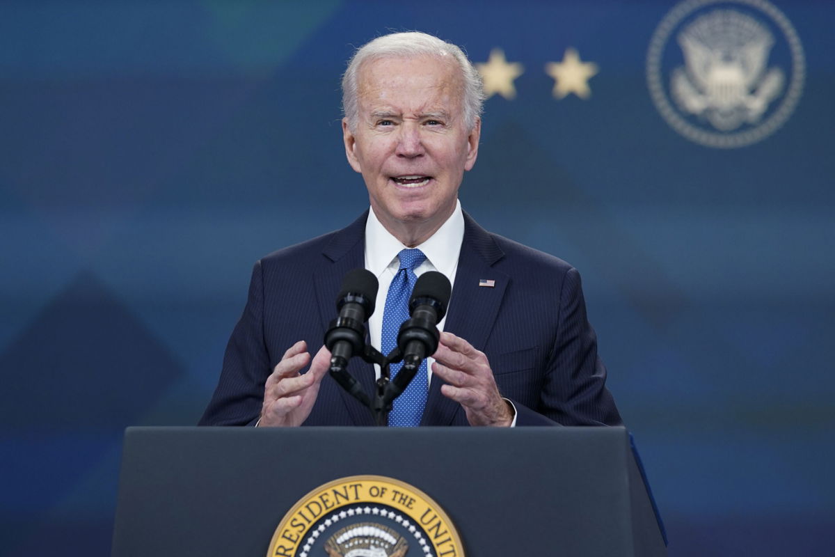 <i>Susan Walsh/AP</i><br/>The White House plans on announcing additional oil reserve sales in the wake of OPEC+ cut. President Joe Biden is pictured here at the White House in Washington