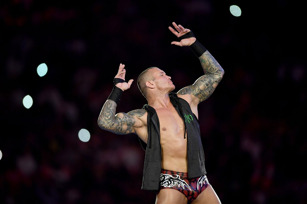 <i>Amer Hilabi/AFP/Getty Images</i><br/>World Heavyweight Champion Randy Orton poses for photographers during the World Wrestling Entertainment Super Showdown event in the Saudi Red Sea port city of Jeddah late on January 7
