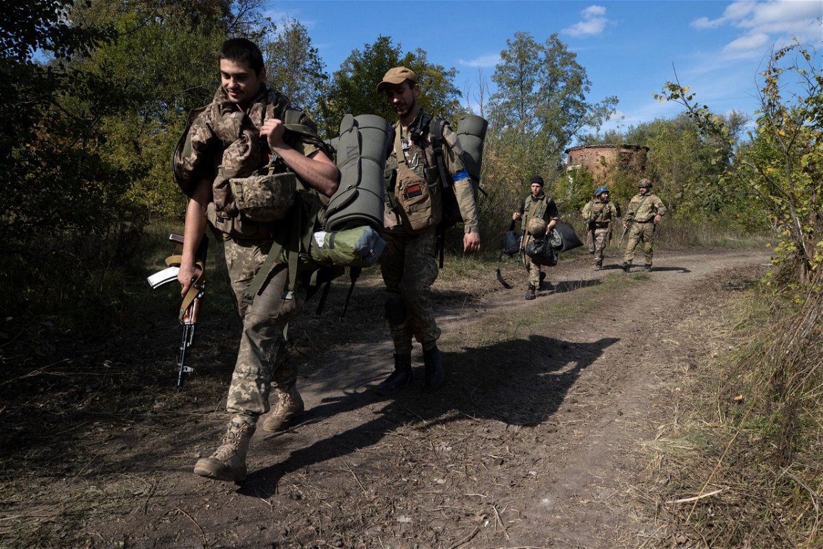 <i>Tyler Hicks/The New York Times/Redux</i><br/>Ukrainian soldiers near Lyman