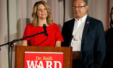 Lawyers for Arizona Republican Party Chair Kelli Ward and her husband Michael Ward
