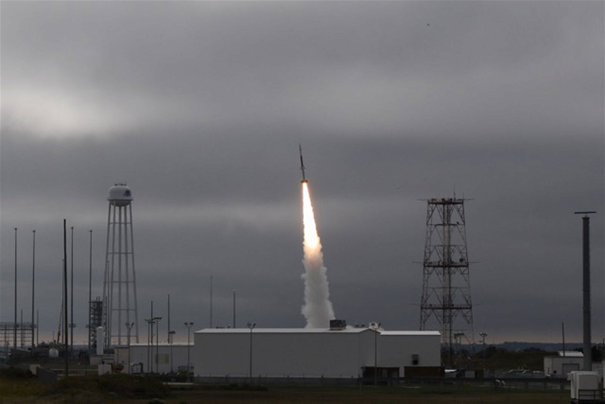 <i>Danielle Johnson/NASA</i><br/>The US military conducted a successful test launch of a rocket with components for hypersonic weapons development at the Wallops Flight Test Facility in Virginia.