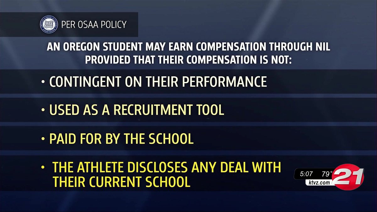 Oregon student-athletes can now make money through NIL, with some guidelines