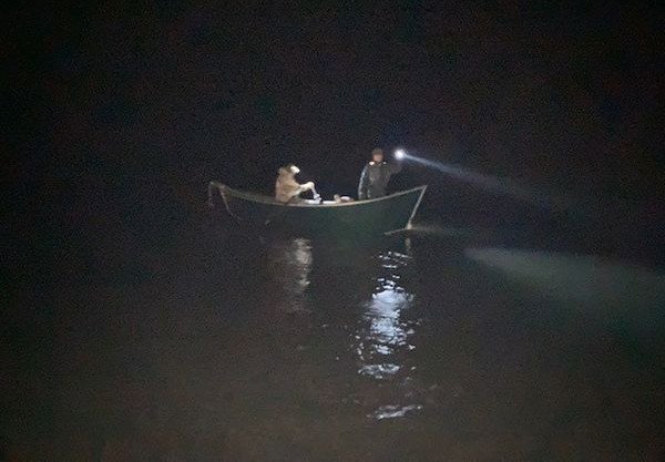 Jefferson County Sheriff's Search and Rescue used drift boat, headlamp and flashlight to find stranded anglers on Deschutes River