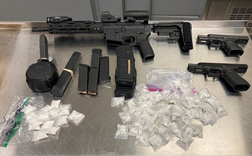 CODE Team arrests drug trafficking suspect in NE Bend; cocaine, guns, cash seized
