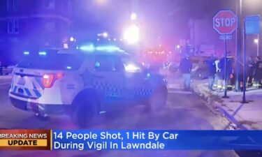 Fourteen people - including three children - were shot during a mass shooting Monday night on the city's West Side.