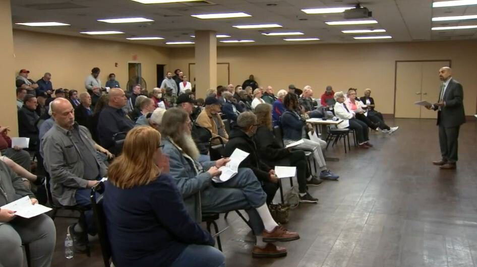 <i>WPVI</i><br/>A meeting was held at Chester City Hall Wednesday night to discuss the city's financial concerns.