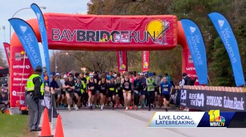 <i>WBAL</i><br/>Thousands of runners from across the world hit the Chesapeake Bay Bridge
