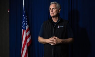 House Minority Leader Kevin McCarthy stands for a portrait in McAllen