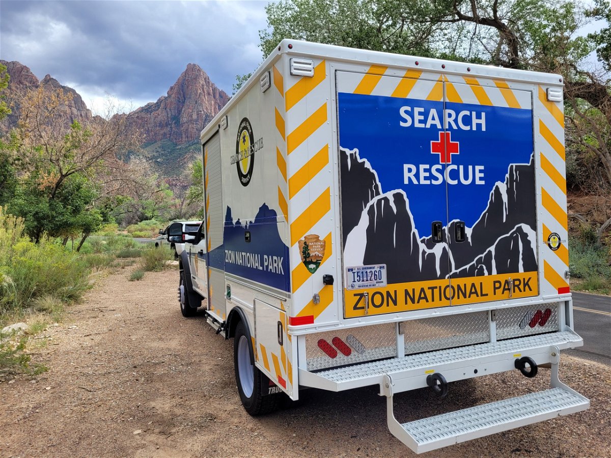 <i>Jonathan Shafer/National Park Service</i><br/>Hiking trip turns fatal in a Utah national park. This undated photo shows a Zion National Park Search and Rescue vehicle.