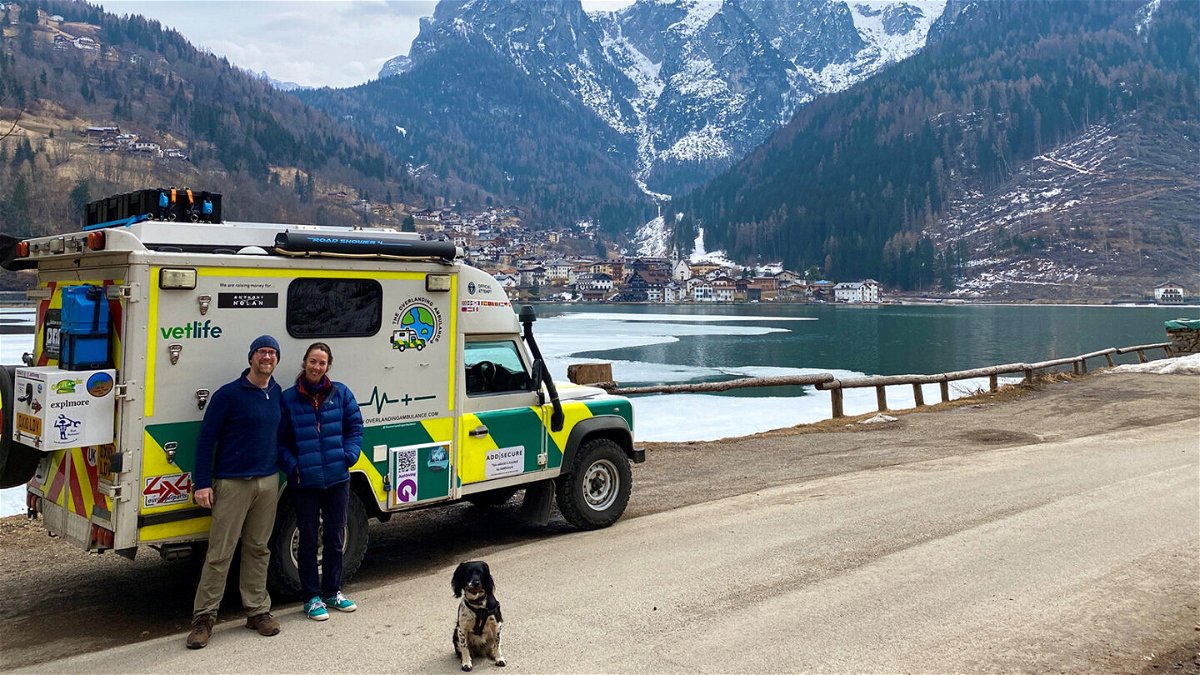 The couple traveling the world in ambulance they bought on eBay - KTVZ