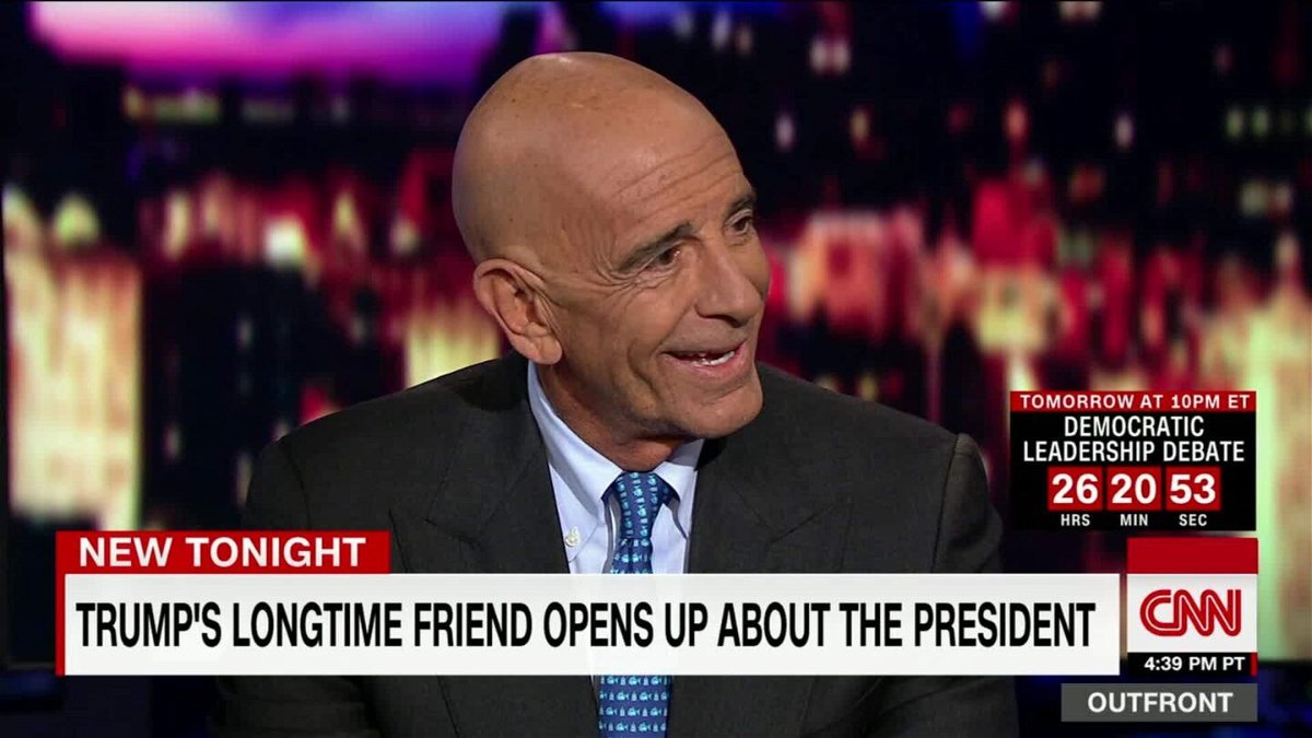 <i>CNN</i><br/>After hinting some charges may be dropped in the foreign lobbying trial of longtime Donald Trump ally Tom Barrack