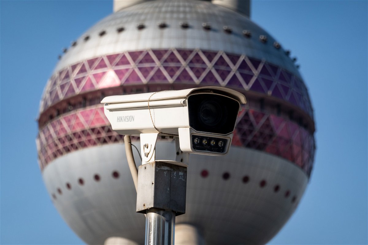 <i>Wang Gang/VCG/Getty Images</i><br/>The UK government bans the use of Hikvision camera systems at 