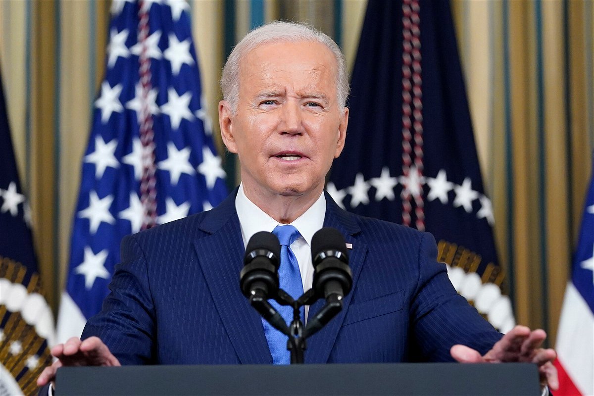 <i>Susan Walsh/AP</i><br/>The Biden administration will propose a rule this week requiring large federal contractors to develop carbon reduction targets and disclose their greenhouse gas emissions. President Biden is pictured here at the White House on November 9.