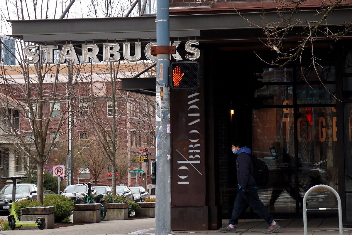 <i>Toby Scott/SOPA Images/Shutterstock</i><br/>Starbucks is closing the first Seattle location to vote to unionize.