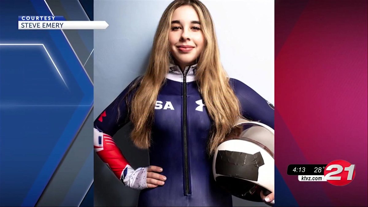 Bend 15-year-old setting records in skeleton, aiming for next Winter Olympics