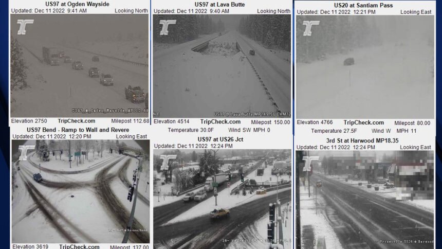 C.O. highway traffic cameras snow TripCheck 1211