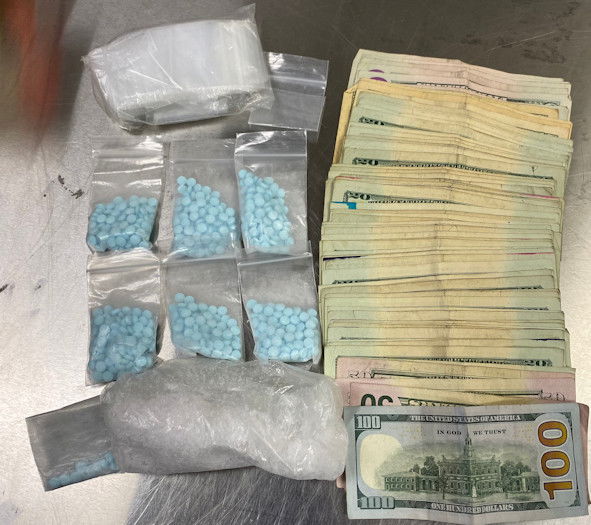 CODE team displayed the drugs, cash seized Thursday from alleged trafficker