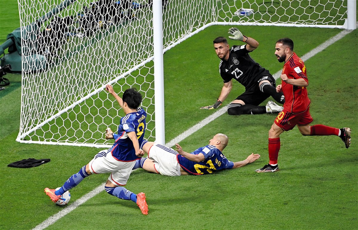 <i>The Asahi Shimbun/Getty Images</i><br/>Did the ball cross the line ... or didn't it?