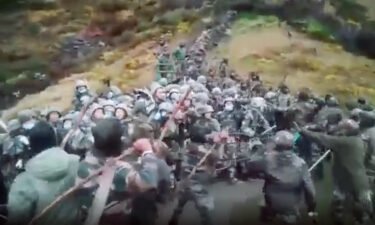 A violent clash between Indian and Chinese troops apparently erupted at their disputed border. It's not clear exactly where or when the video was taken