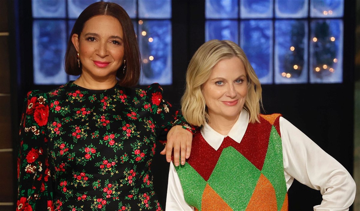 <i>Jordin Althaus/Peacock</i><br/>Maya Rudolph and Amy Poehler in Season 2 of 