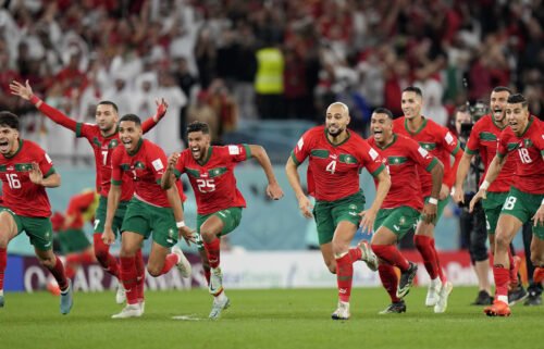 Morocco's penalty shootout win was the first time in its history that it has won a shootout at a major tournament.