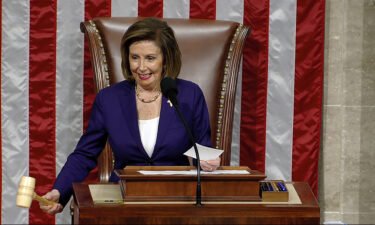 House Speaker Nancy Pelosi announces final passage of the bill to protect same-sex and interracial marriage on the House Floor on Thursday